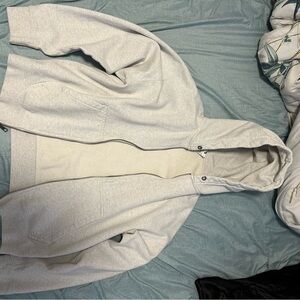 Nike Zip-Up Hoodie Men’s - Grey/Medium - LIKE NEW 🛍️